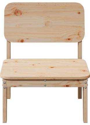 Tuinstoelen 2 st 60x52,5x72 cm massief grenenhout