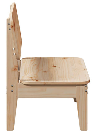 Tuinstoelen 2 st 60x52,5x72 cm massief grenenhout