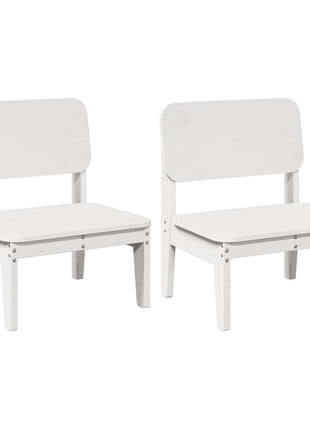Tuinstoelen 2 st 60x52,5x72 cm massief grenenhout wit