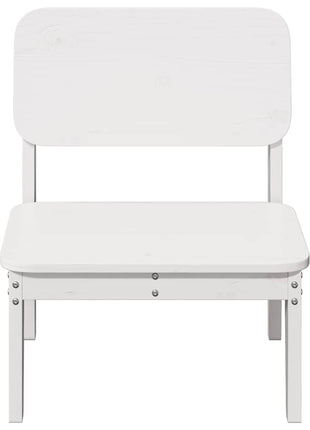 Tuinstoelen 2 st 60x52,5x72 cm massief grenenhout wit