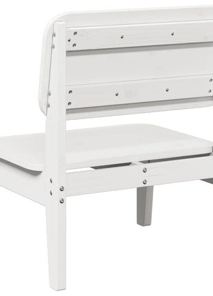 Tuinstoelen 2 st 60x52,5x72 cm massief grenenhout wit