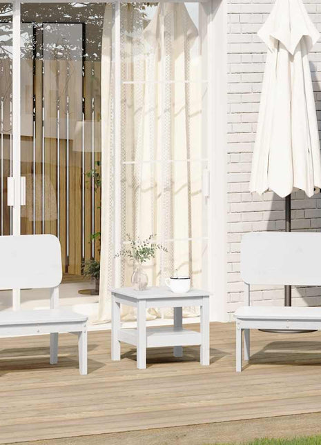Tuinstoelen 2 st 60x52,5x72 cm massief grenenhout wit