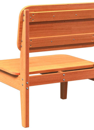 Tuinstoelen 2 st 60x52,5x72 cm massief grenenhout wasbruin