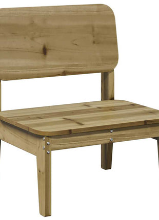 Tuinstoelen 2 st 60x52,5x72 cm geïmpregneerd hout