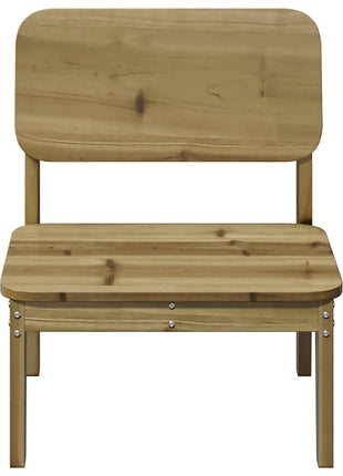 Tuinstoelen 2 st 60x52,5x72 cm geïmpregneerd hout