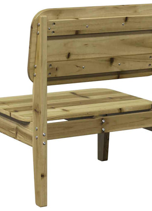 Tuinstoelen 2 st 60x52,5x72 cm geïmpregneerd hout