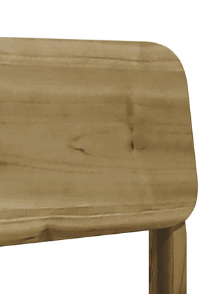 Tuinstoelen 2 st 60x52,5x72 cm geïmpregneerd hout