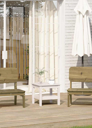 Tuinstoelen 2 st 60x52,5x72 cm geïmpregneerd hout