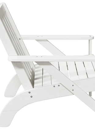 Tuinstoel Adirondack 75x77x77 cm massief grenenhout wit