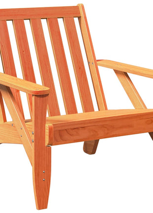 Tuinstoel Adirondack 75x77x77 cm massief grenenhout wasbruin