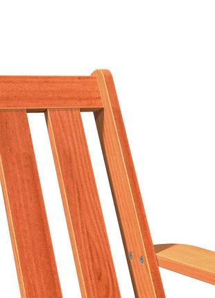Tuinstoel Adirondack 75x77x77 cm massief grenenhout wasbruin