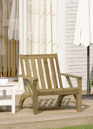 Tuinstoel Adirondack 75x77x77 cm geïmpregneerd hout