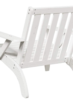 Tuinstoelen Adirondack 2 st 75x77x77 cm massief grenenhout wit