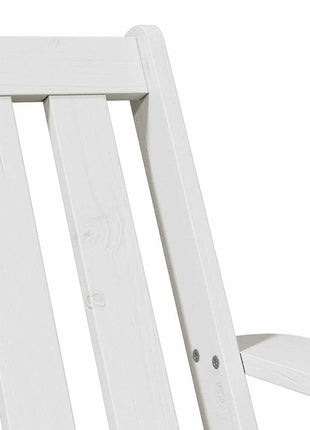 Tuinstoelen Adirondack 2 st 75x77x77 cm massief grenenhout wit