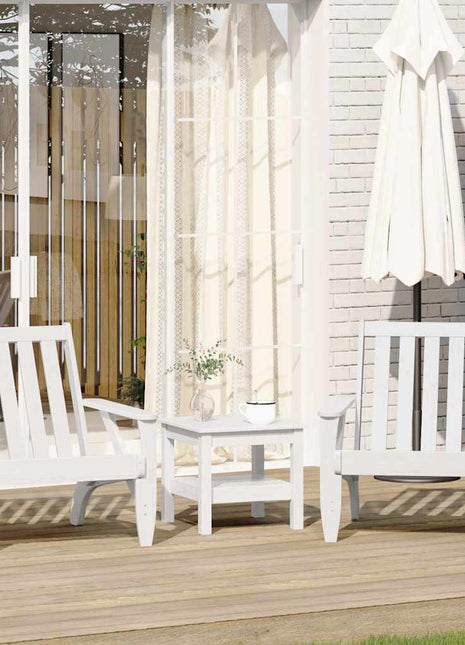 Tuinstoelen Adirondack 2 st 75x77x77 cm massief grenenhout wit