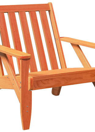 Tuinstoelen Adirondack 2 st 75x77x77 cm grenenhout wasbruin