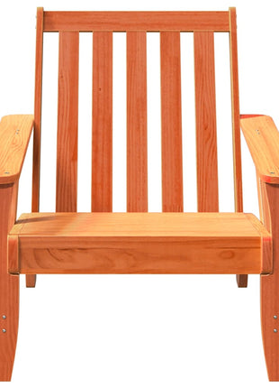 Tuinstoelen Adirondack 2 st 75x77x77 cm grenenhout wasbruin