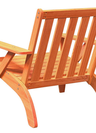 Tuinstoelen Adirondack 2 st 75x77x77 cm grenenhout wasbruin