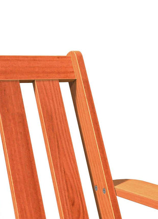 Tuinstoelen Adirondack 2 st 75x77x77 cm grenenhout wasbruin