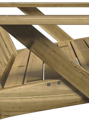 Tuinstoelen Adirondack 2 st 75x77x77 cm geïmpregneerd hout