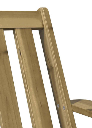 Tuinstoelen Adirondack 2 st 75x77x77 cm geïmpregneerd hout