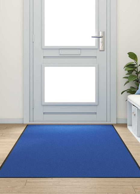 Deurmat Wasbaar Blauw