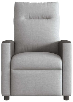 Fauteuil verstelbaar stof wolk grijs