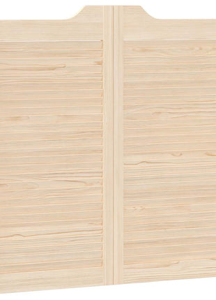 Draaideuren louvredesign 2 paar 100x100 cm massief grenenhout