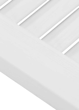 Draaideuren louvredesign 2 paar 100x80 cm wit