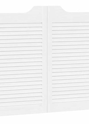 Draaideuren louvre design 2 paar 80x100 cm wit