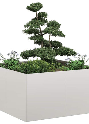Plantenbak 80x80x40 cm roestvrij staal