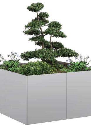 Plantenbak 80x80x40 cm gegalvaniseerd staal
