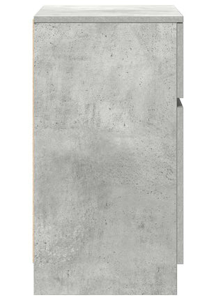 Nachtkastje 39x35x65 cm bewerkt hout betongrijs