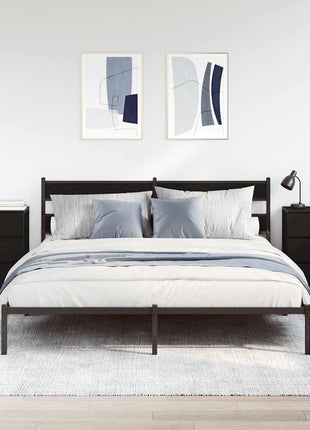 Nachtkastjes met 3 lades 2 st 39x35x65 cm zwart