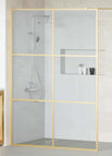 140 x 195 cm / Goud / Doorzichtig