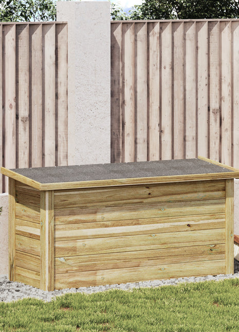 Opbergdoos 44x119x57 cm Geïmpregneerd Hout Den