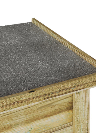 Opbergdoos 44x119x57 cm Geïmpregneerd Hout Den