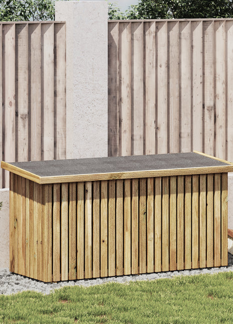 Opslagbox 119x44x58.5 cm Behandeld Grenenhout