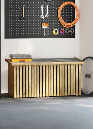 Opslagbox 119x44x58.5 cm Behandeld Grenenhout