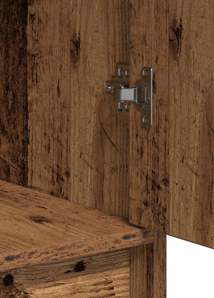 Dressoir Oud Hout 40x41x75 cm Bewerkt Hout