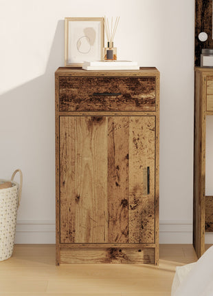Dressoir Oud Hout 40x41x75 cm Bewerkt Hout