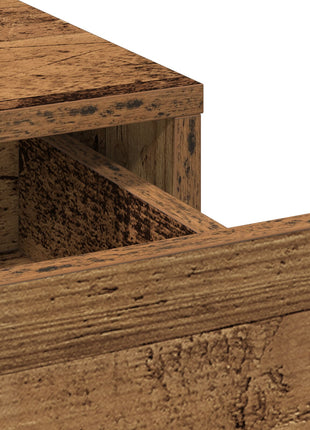 Dressoir Oud Hout 40x41x75 cm Bewerkt Hout