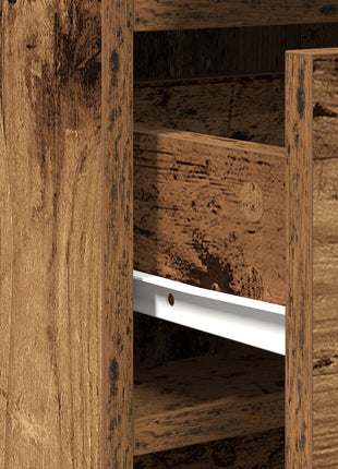 Dressoir Oud Hout 40x41x75 cm Bewerkt Hout